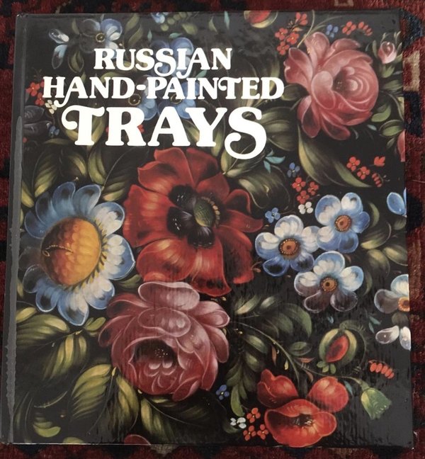 Russian hand-painted trays - Zhostovo