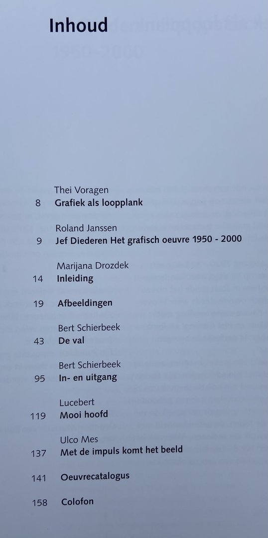 Jef Diederen - Het grafisch oeuvre 1950-2000