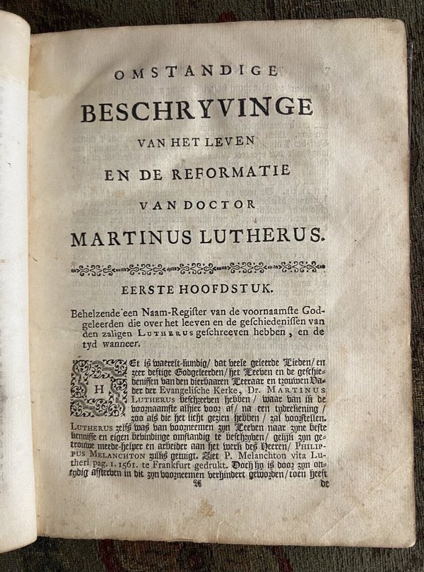 levensbeschrijving Martinus Lutherus - Andries Pauw