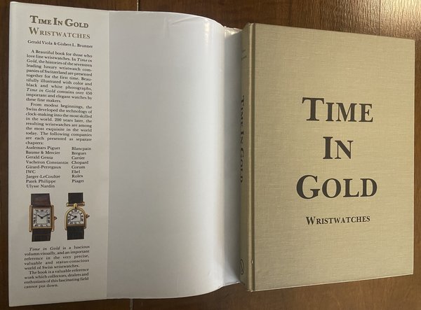 Time in gold, wristwatches. Authors: Gerard Viola and Gistbert L. Brunner