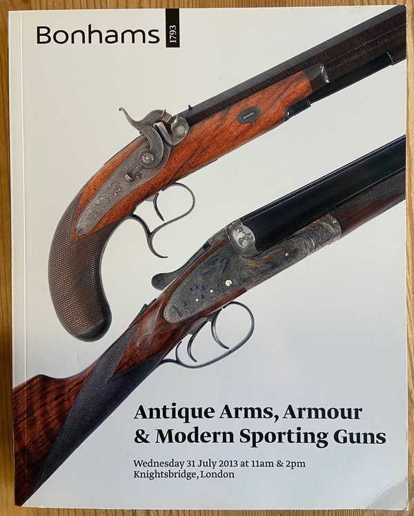 Auction catalogues about guns, rifles, arms, armour, firearms, militaria,