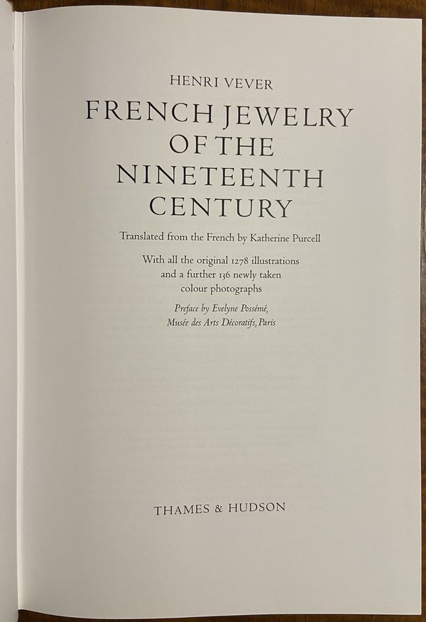 French Jewelry of the Nineteenth Century - Henri Vever
