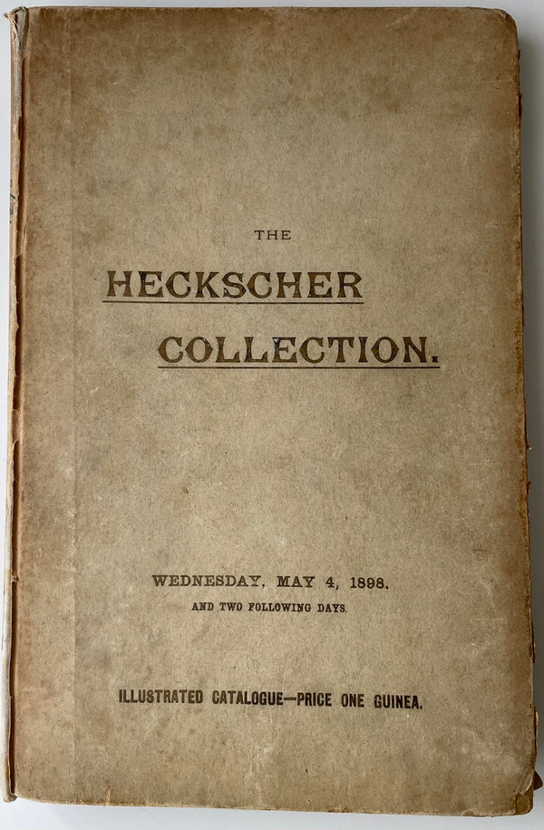 The Heckscher Collection. Catalogue of the renowned collection of works of art